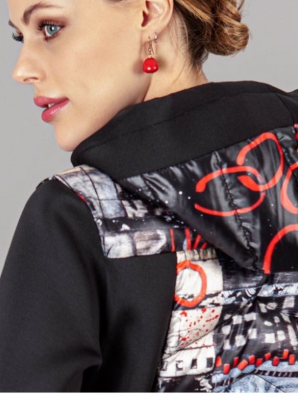 Dolcezza Simply Art “Rising Up” Hooded Puffer Jacket Style 70870